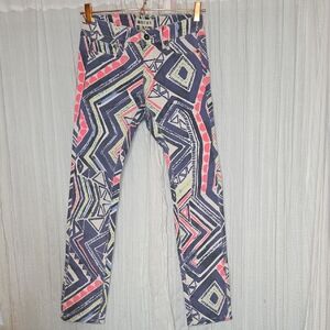 Roxy Blue and Green Striped Apparel